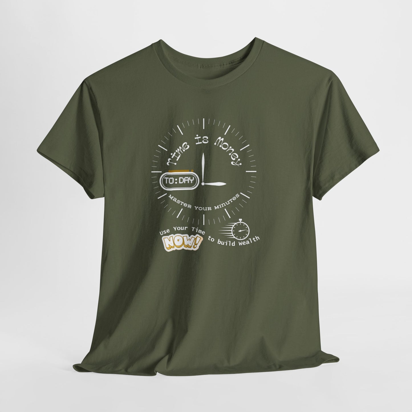Time is Money: Master Your Minutes Shirt, Time Quote Tee, Perfect Gift Shirt, Time Conscious Shirt, Time is Gold Shirt, Precious Time Tee