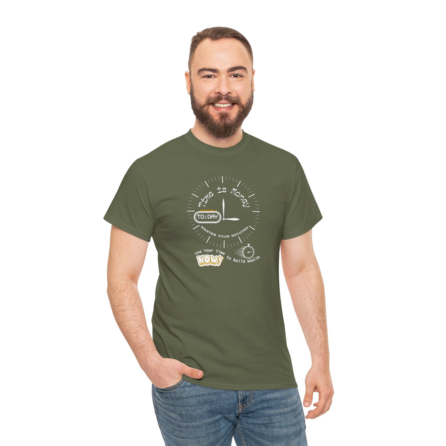 Time is Money: Master Your Minutes Shirt, Time Quote Tee, Perfect Gift Shirt, Time Conscious Shirt, Time is Gold Shirt, Precious Time Tee