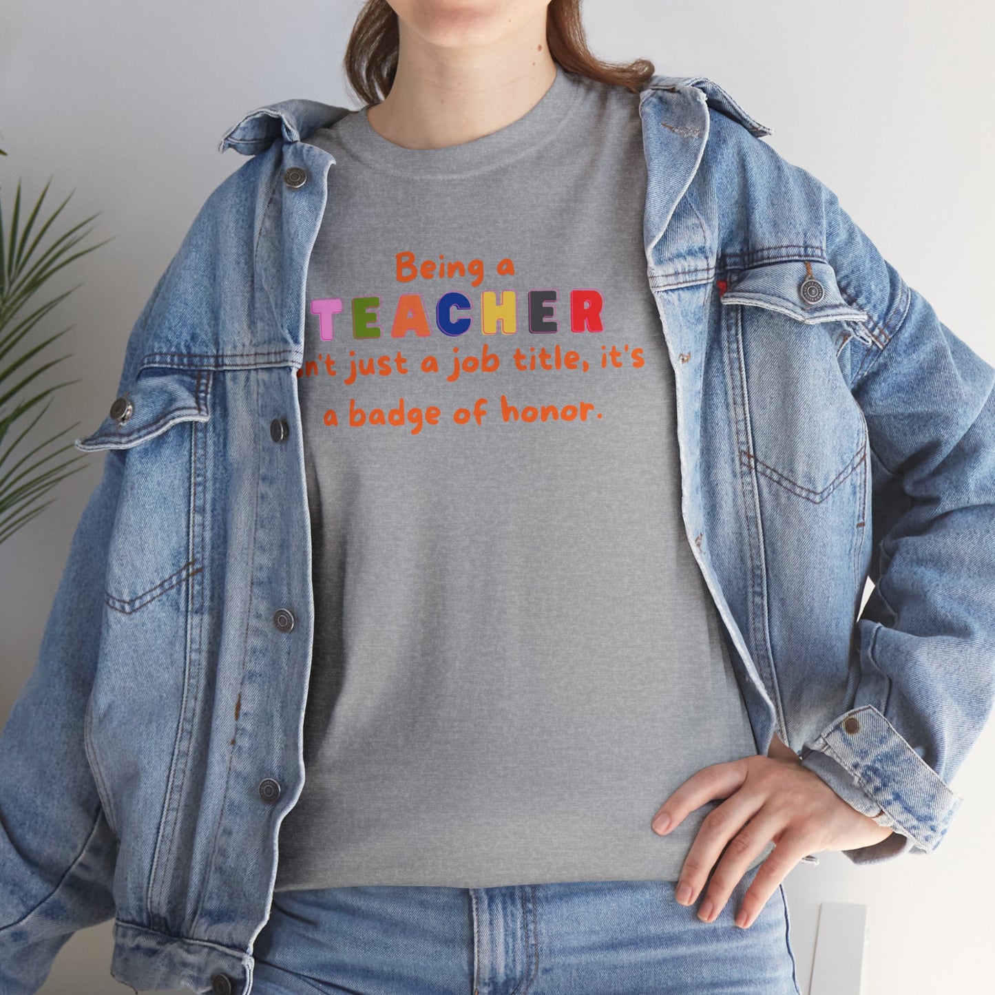 Teacher Badge of Honor T-Shirt, Profession Badge of Honor Shirt Teacher Shirt Teachers Day Shirt Perfect Gift fof Teachers Stylish Shirt