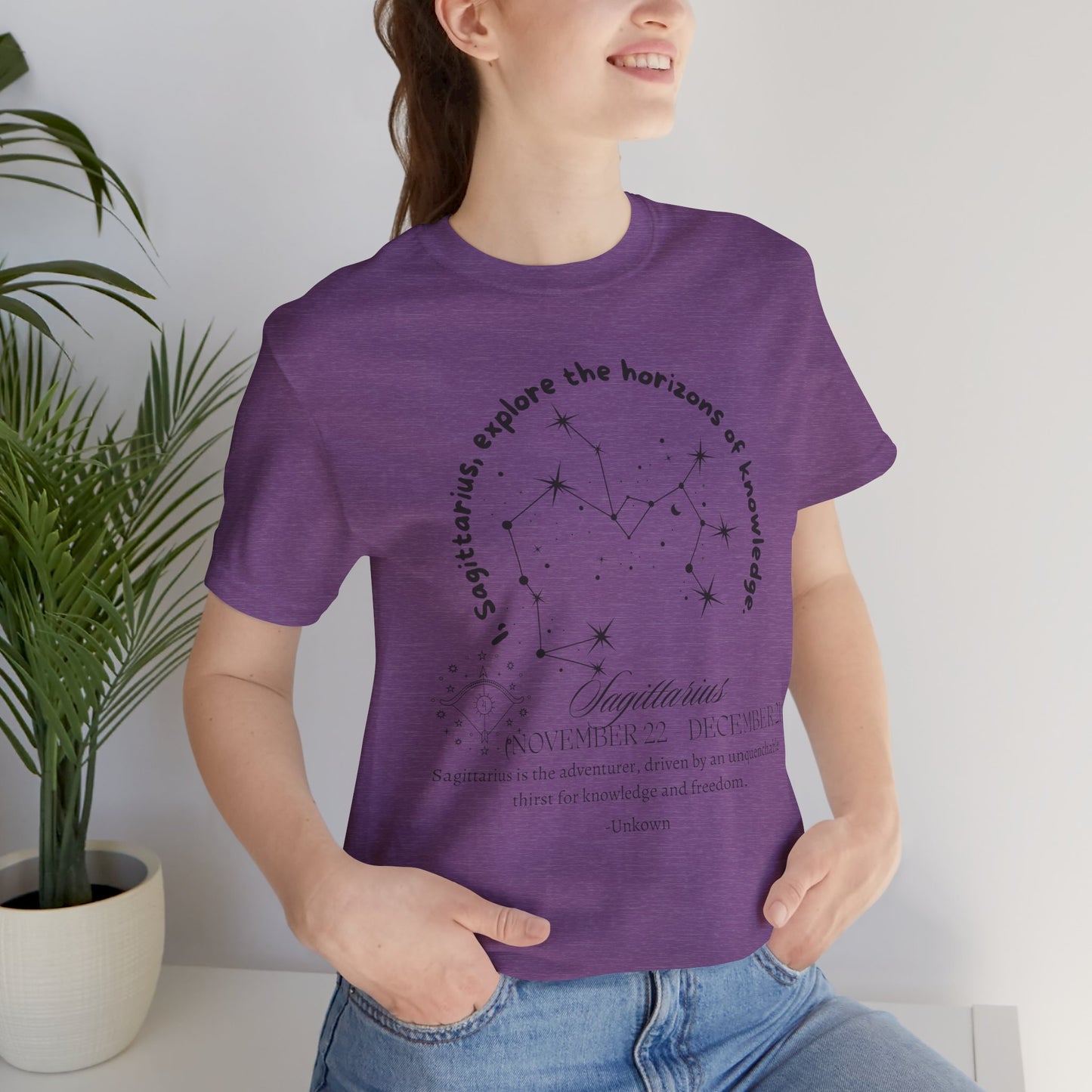 Sagittarius Zodiac Shirt Horoscope Shirt Constellation Gift Shirt Unisex Sagittarius Shirt Perfect Zodiac Birth Shirt Astrology Shirt
