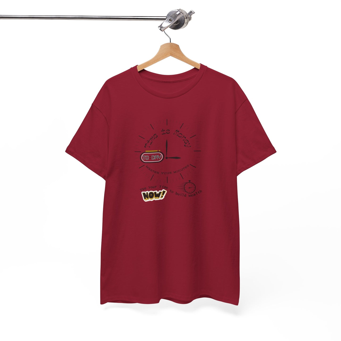 Time is Money: Master Your Minutes Shirt, Time Quote Tee, Perfect Gift Shirt, Time Conscious Shirt, Time is Gold Shirt, Precious Time Tee