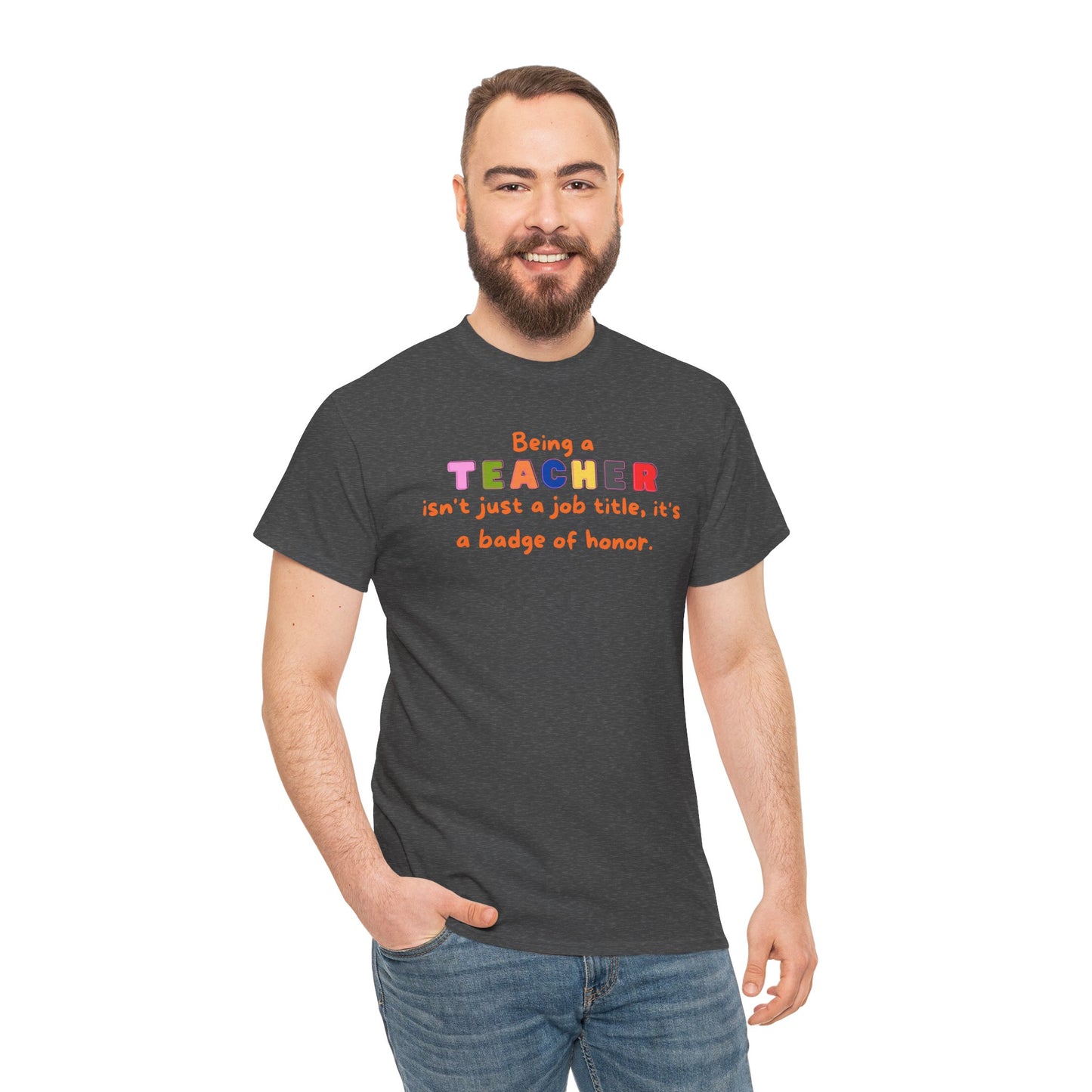 Teacher Badge of Honor T-Shirt, Profession Badge of Honor Shirt Teacher Shirt Teachers Day Shirt Perfect Gift fof Teachers Stylish Shirt