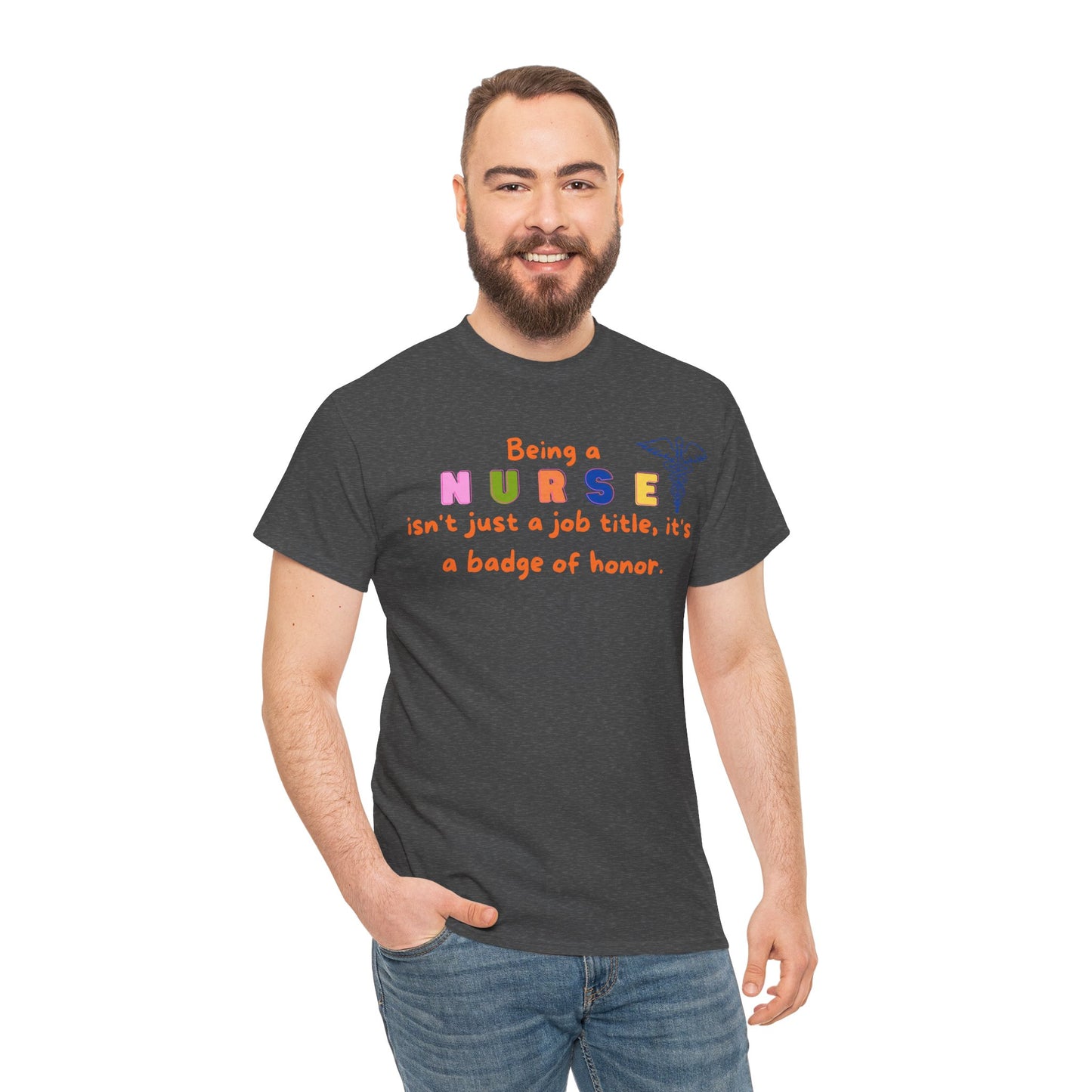Nurse Badge of Honor T-Shirt, Profession Badge of Honor Shirt Nurse Shirt Nurse Day Shirt Perfect Gift for Nurse Stylish Shirt