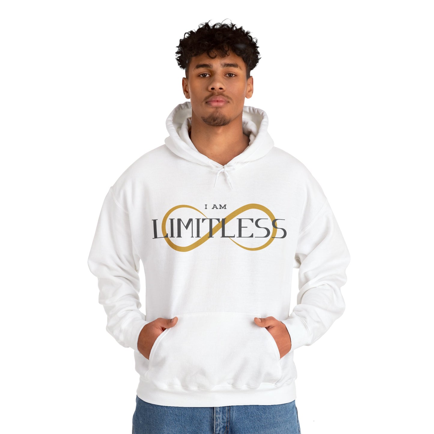 I Am Limitless Unisex Hooded Sweatshirt Unique Limitless Hoodie Trendy Self Love Hoodie Smart Quote Hoodie Strong Mental Health Hoodie