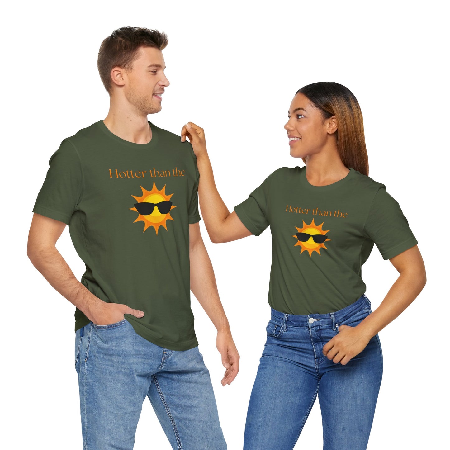 Hotter than the Sun - Unisex Jersey Short Sleeve Tee Perfect Summer Shirt Perfect Vacation Shirt Vacay Shirt Slay Shirt Summer Trendy Shirt