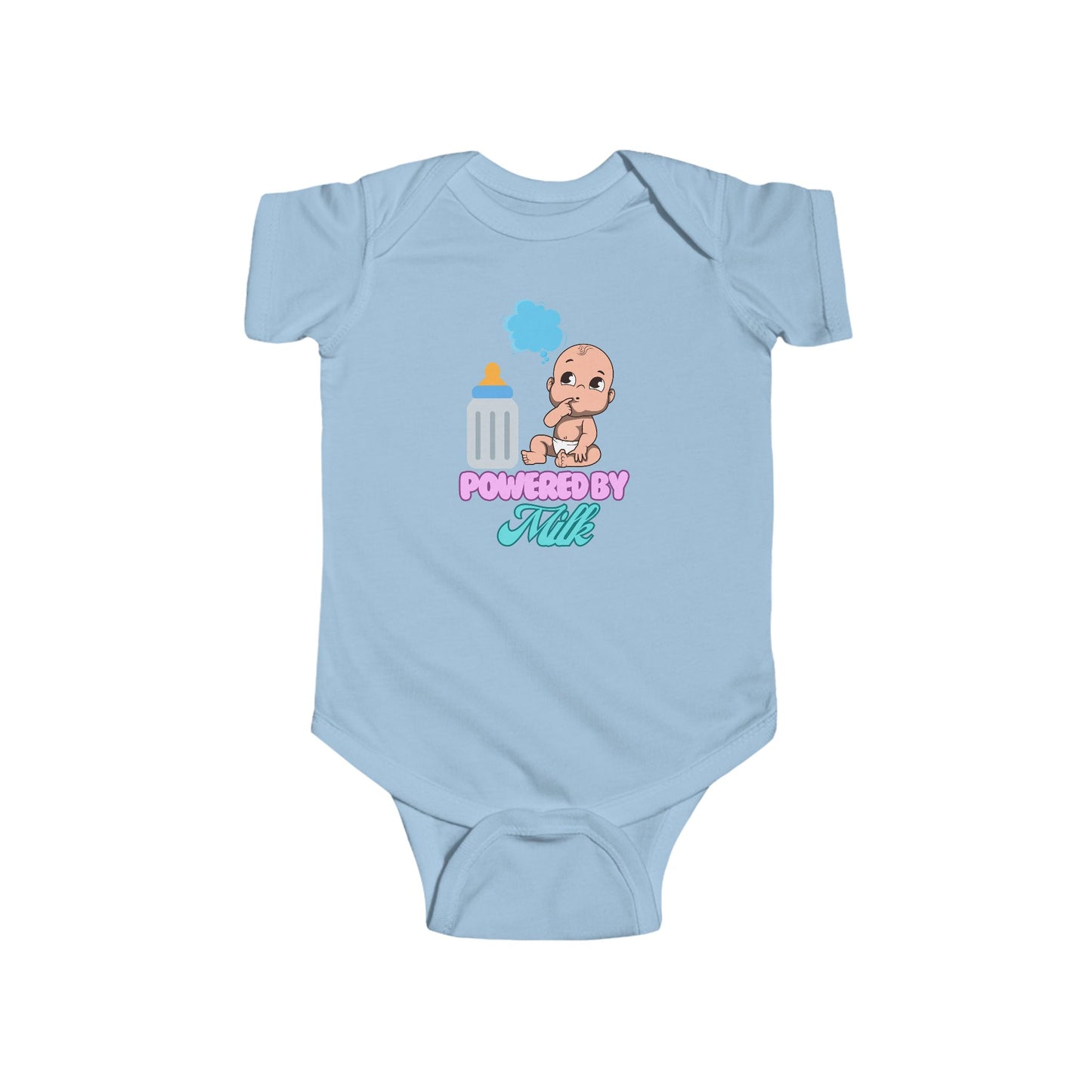 Infant Fine Jersey Bodysuit Baby Clothes Cute Baby Bodysuit Baby Powered Milk Infant Bodysuit Fun Infant Bodysuit Little Rockstar Bodysuit