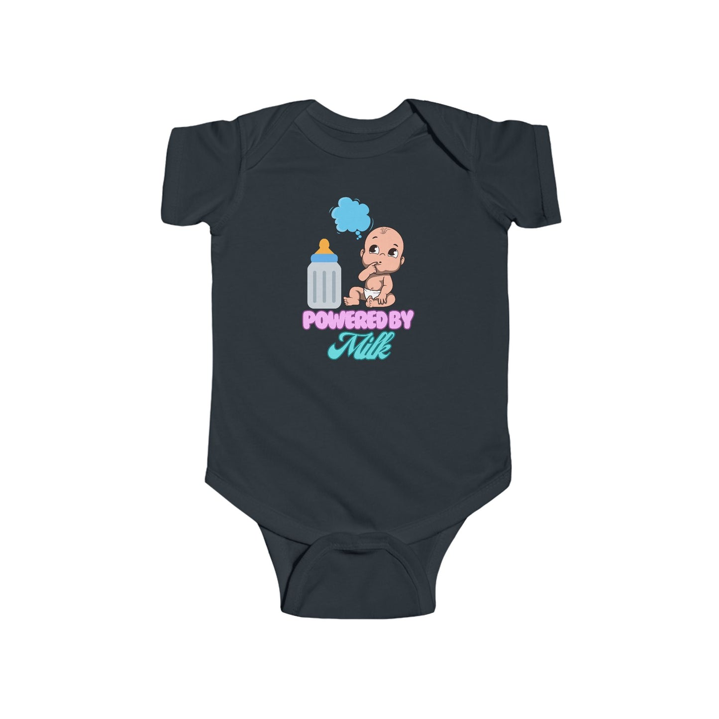Infant Fine Jersey Bodysuit Baby Clothes Cute Baby Bodysuit Baby Powered Milk Infant Bodysuit Fun Infant Bodysuit Little Rockstar Bodysuit