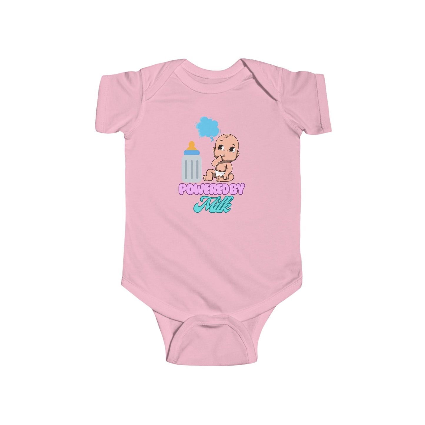 Infant Fine Jersey Bodysuit Baby Clothes Cute Baby Bodysuit Baby Powered Milk Infant Bodysuit Fun Infant Bodysuit Little Rockstar Bodysuit