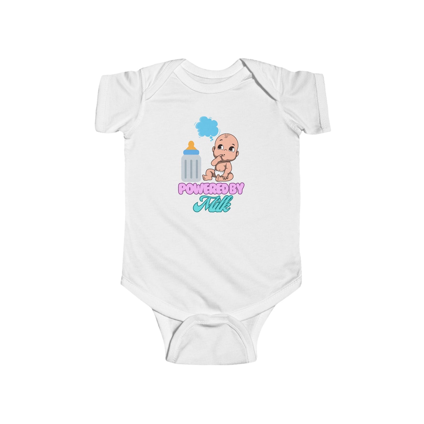 Infant Fine Jersey Bodysuit Baby Clothes Cute Baby Bodysuit Baby Powered Milk Infant Bodysuit Fun Infant Bodysuit Little Rockstar Bodysuit