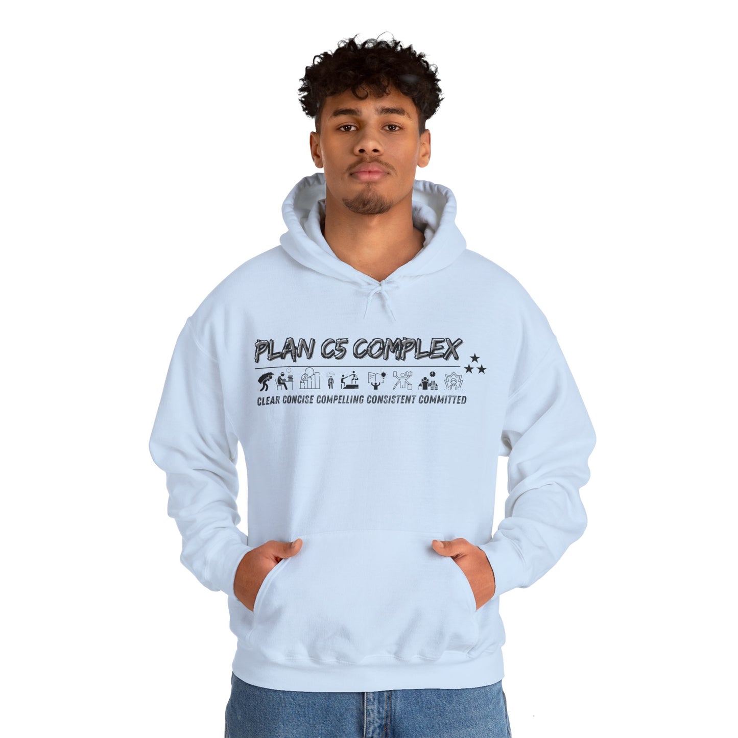 Plan C5 Complex Hoodie, Unisex Hooded Sweatshirt, Perfect Hoodie Comfortable Hoodie, Stylish Hoodie, Perfect Gift Hoodie, Self Love Hoodie
