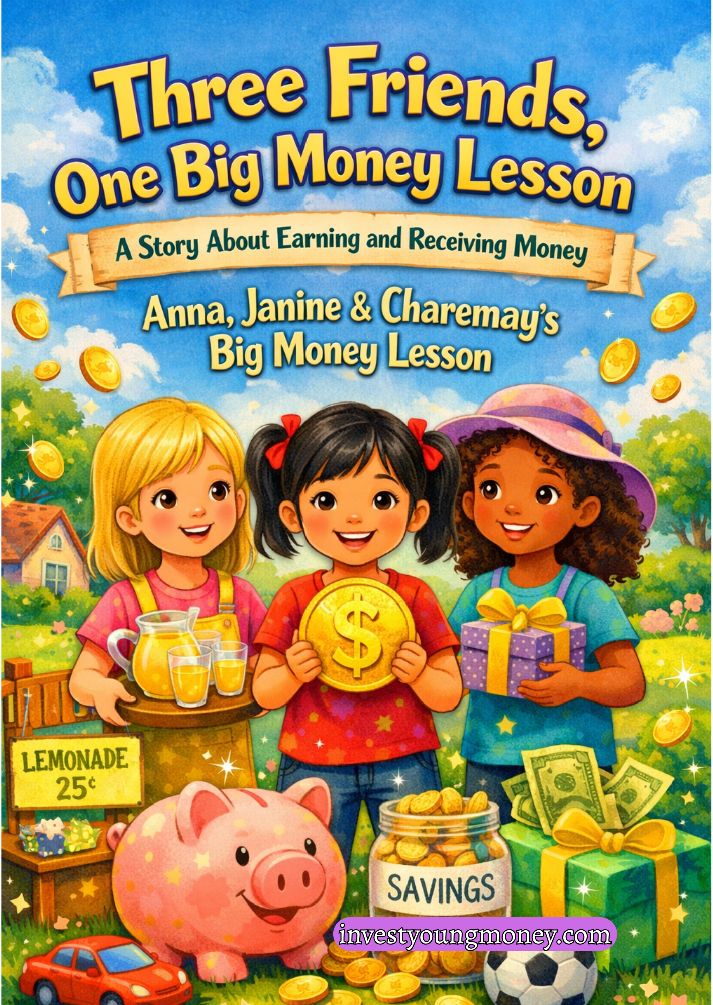 Three Friends, One Big Money Lesson | Elementary Kids Story About Saving, Spending & Smart Choices | Financial Literacy Printable