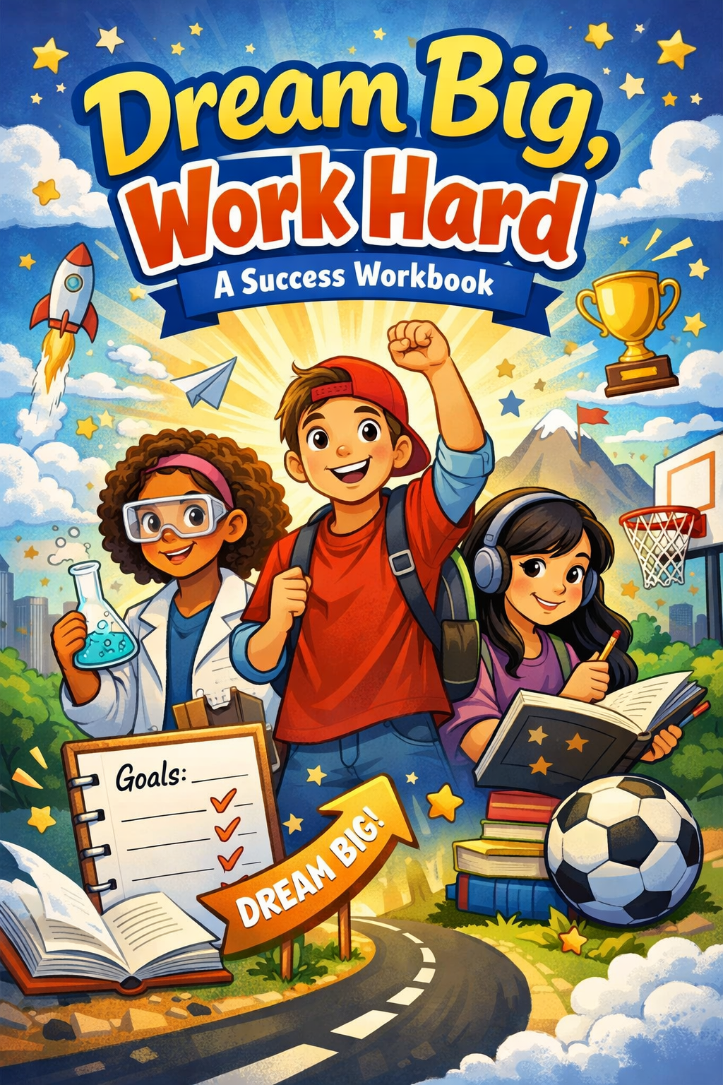 Dream Big Work Hard | Middle School Success & Goal Setting Workbook