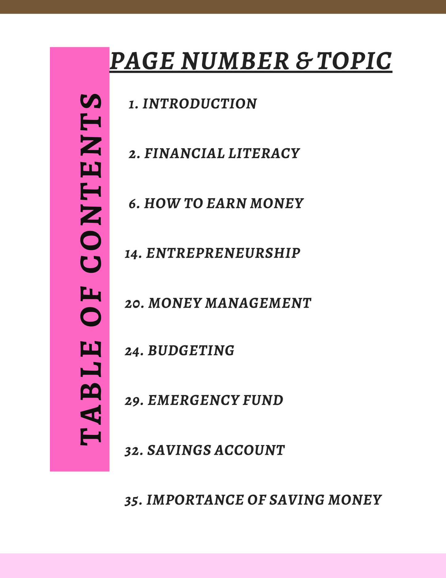 Money Matters Learning Book I | Elementary Financial Literacy Book