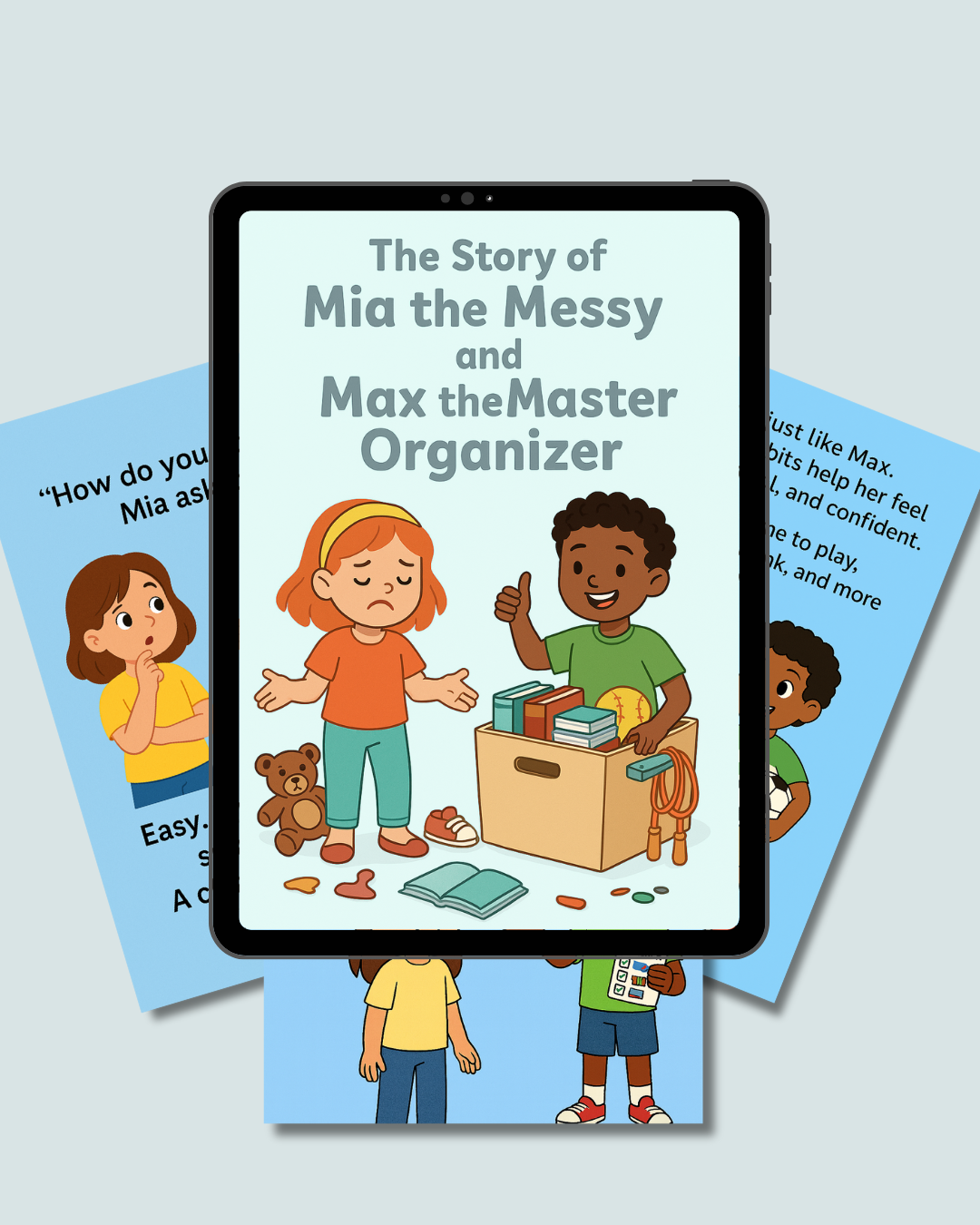 My Clean and Organized Life Kids Workbook | Smart Habits for Awesome Kids | Digital Printable Workbook Planner and Activities for Kids