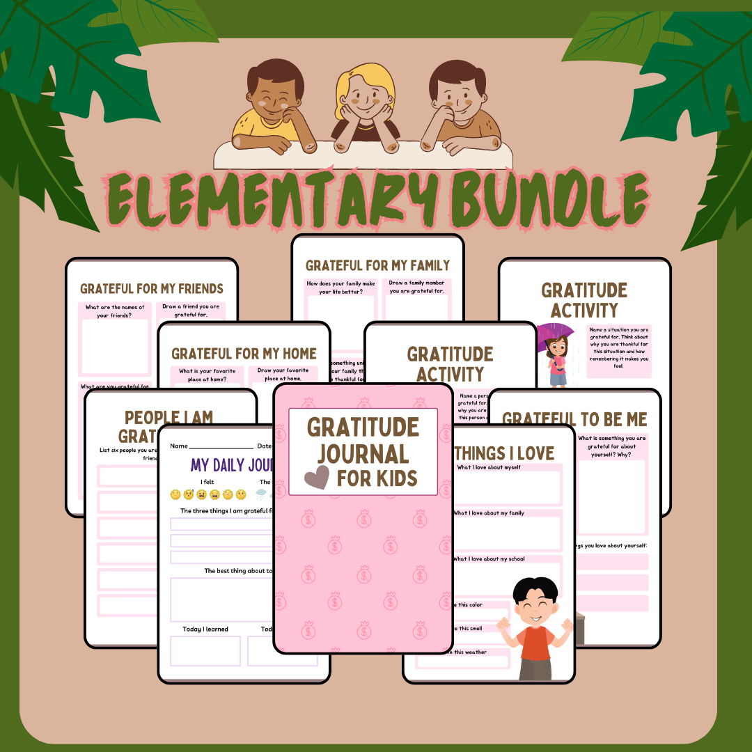 Elementary Financial Literacy Money Matter Learning Book Elementary Bundle II Digital Printable Learning Money Financial Learning Materials Literacy Kids Learning Book