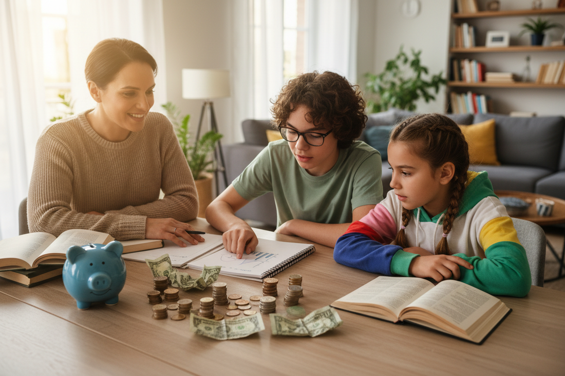 Financial Literacy Month at Home: 10 Simple Money Lessons for Kids and Teens