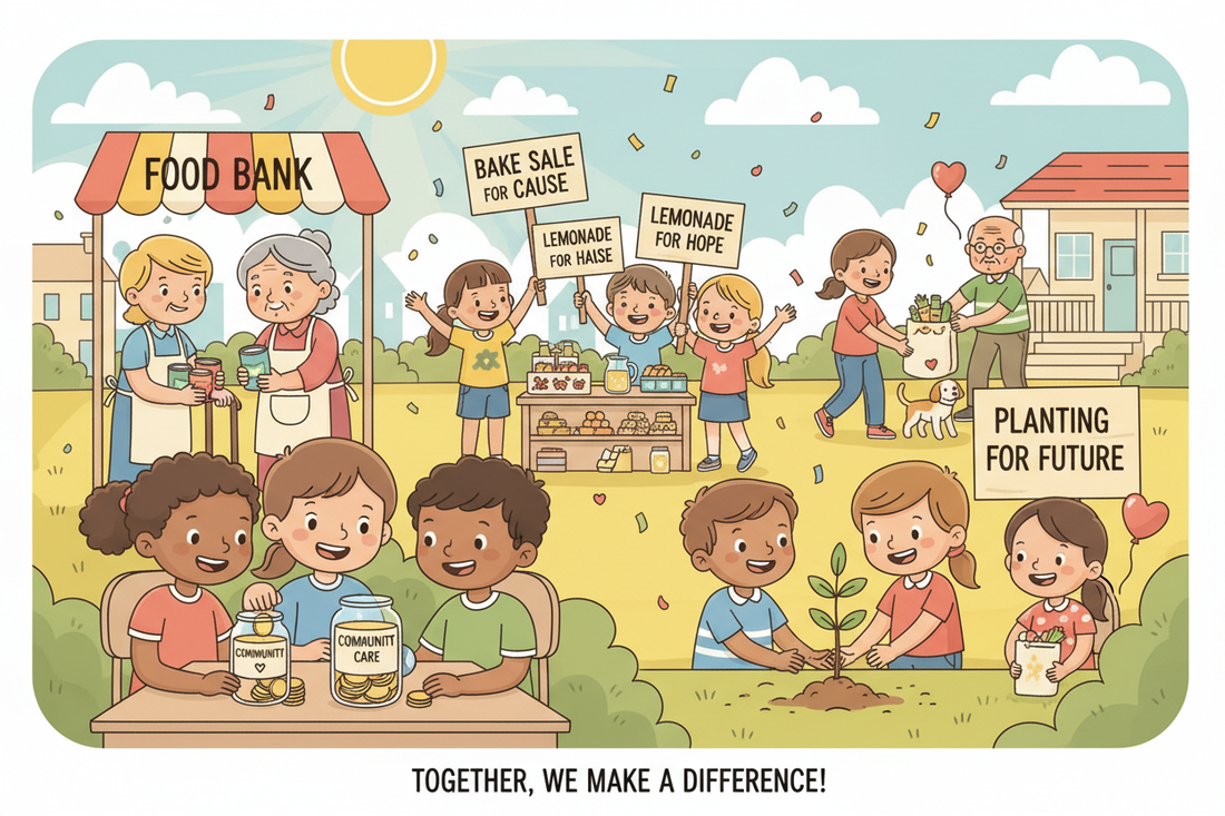 Giving Back: How Kids Can Make a Difference with Money and Time
