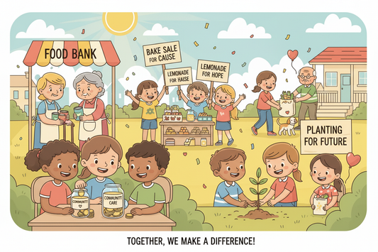 Giving Back: How Kids Can Make a Difference with Money and Time