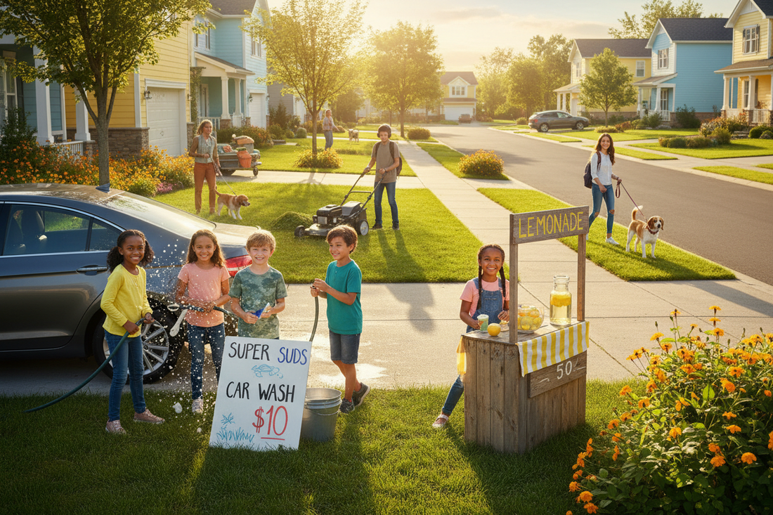 Summer Side Hustles: Safe and Smart Ways for Kids and Teens to Earn Their Own Money