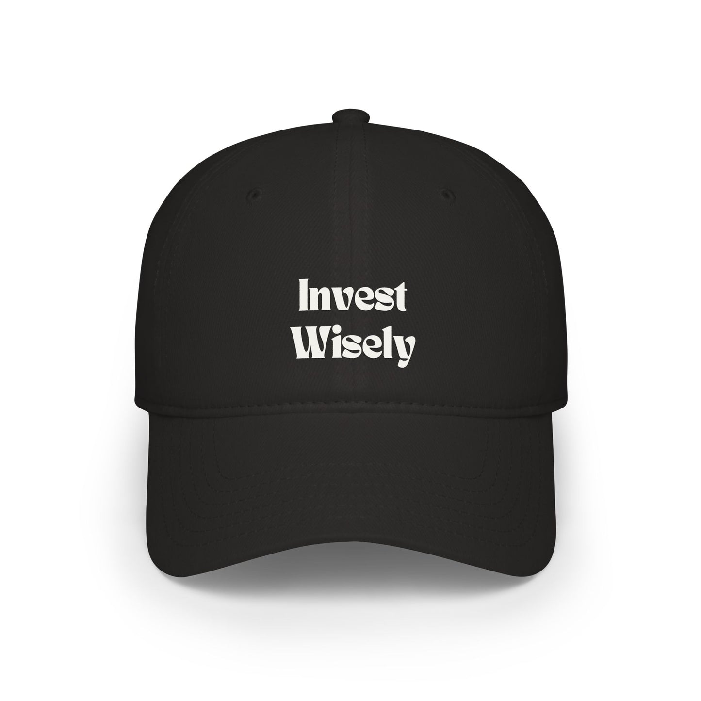 Invest Wisely Embroidered Baseball Cap Unisex Cap Finance Enthusiast Cap Fashion Financial Wisdom Cap Stylish Cap Investor Cap Business Man Cap Gen Z Cap Trending Cap Viral Cap