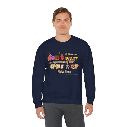 Opportunity Positive Quote Sweatshirt Perfect Gift Sweatshirt Saying Sweatshirt with Life Lesson Sweatshirt Positive Reminder Unisex Sweats