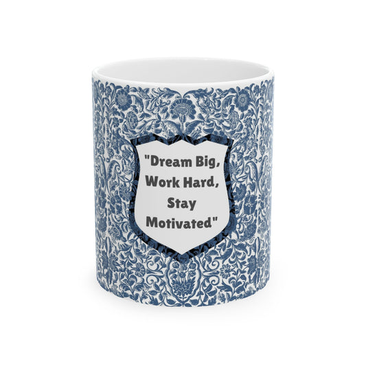 Ceramic Masterpiece Mug Beautiful Mug Inspirational Mug with Motivational Quote Simple Mug Stylish Mug Coffee Lover Mug