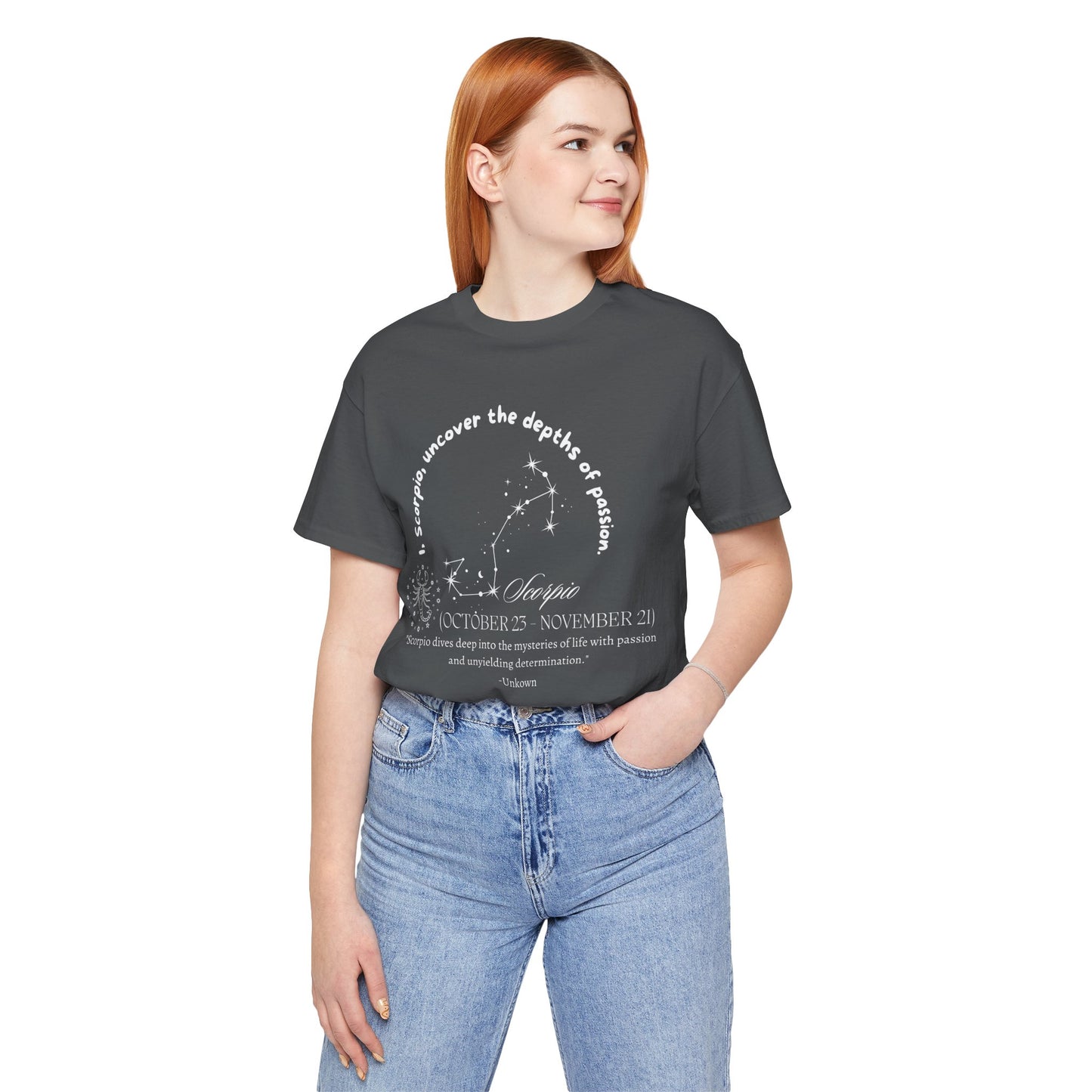 Scorpio Zodiac Shirt Horoscope Shirt Constellation Gift Shirt Unisex Scorpio Zodiac Shirt Perfect Zodiac Birth Shirt Astrology Shirt