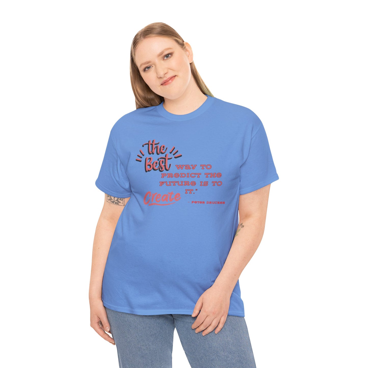 The Best Way To Predict the Future Is To Create It T-Shirt Positive Quote Shirt Self Reminder Shirt Inspirational Shirt Mental Health Shirt Self love shirt