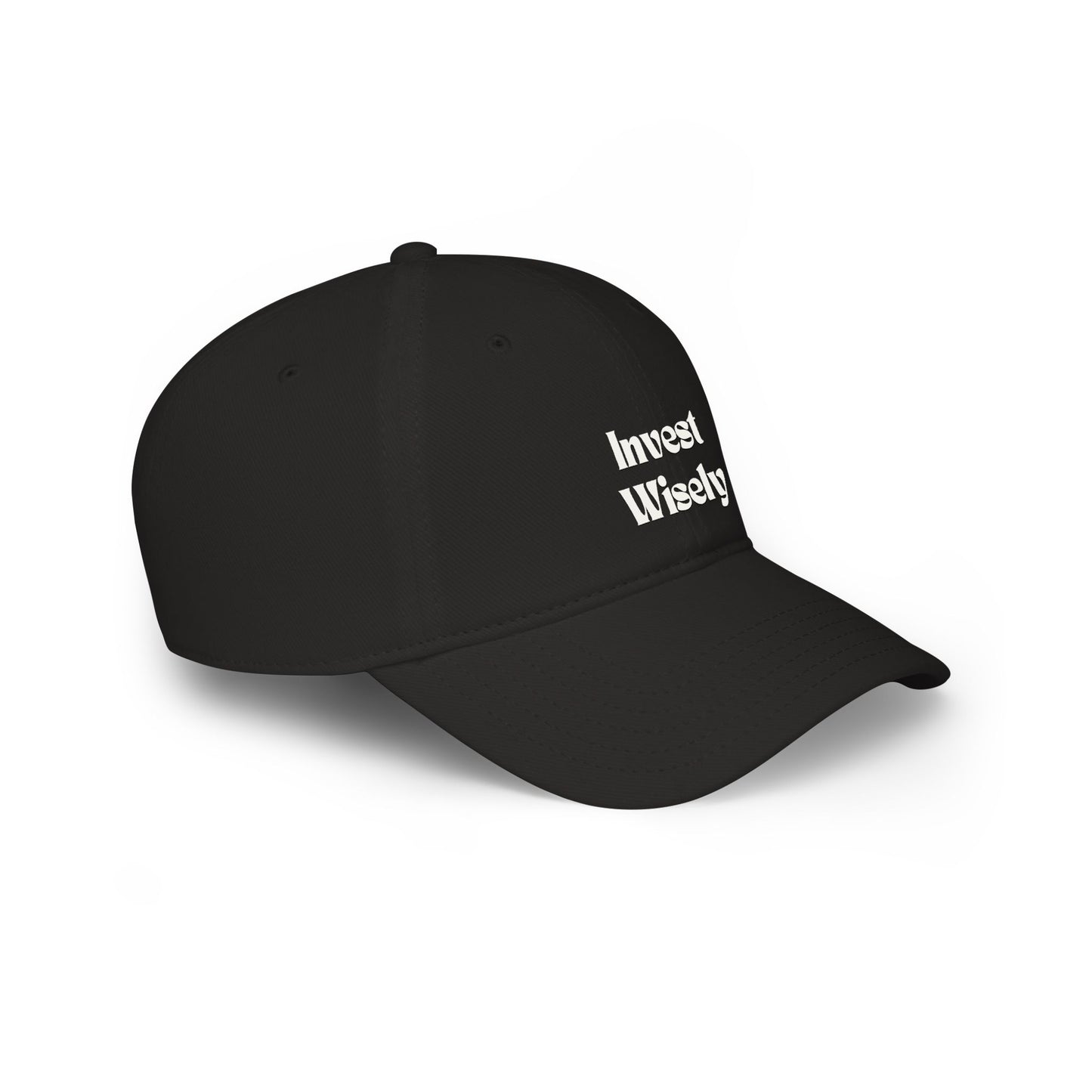 Invest Wisely Embroidered Baseball Cap Unisex Cap Finance Enthusiast Cap Fashion Financial Wisdom Cap Stylish Cap Investor Cap Business Man Cap Gen Z Cap Trending Cap Viral Cap