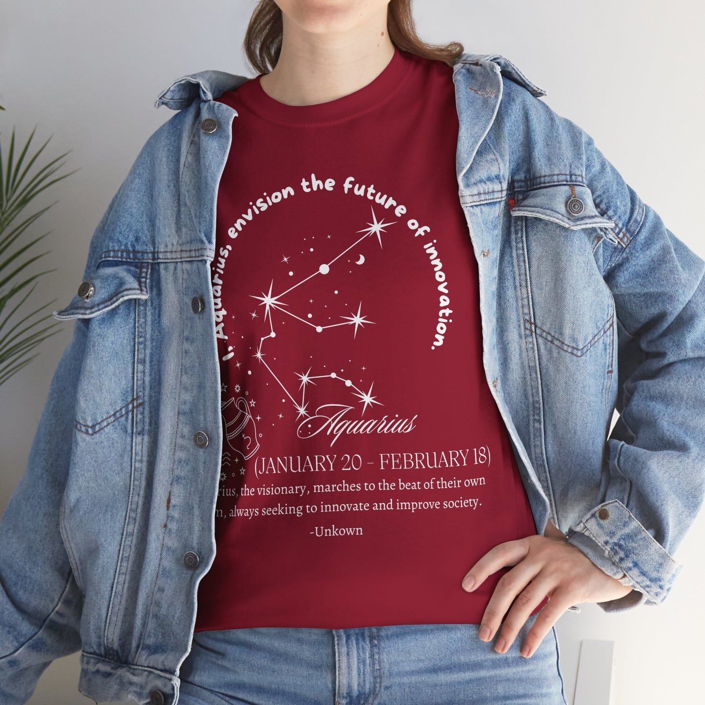 Aquarius Zodiac Sign Shirt Astrological Shirt Horoscope Shirt Aquarius Shirt Perfect Gift for Aquarius Shirt Perfect Shirt for Aquarius