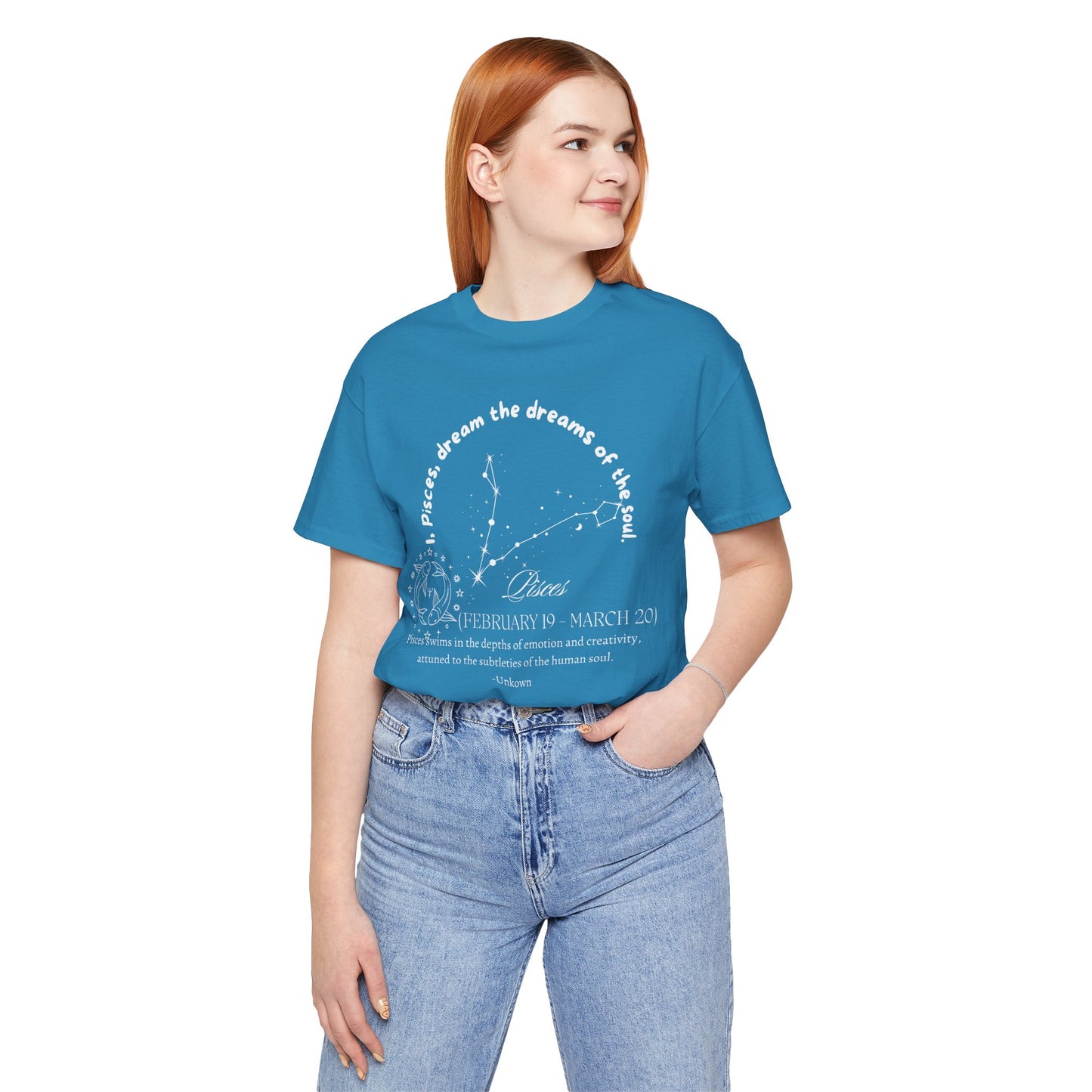 Pisces Zodiac T-shirt Pisces Shirt Astrological Shirt Horoscope Shirt Perfect Gift for Pisces Perfect Shirt for Pisces Unisex Shirt