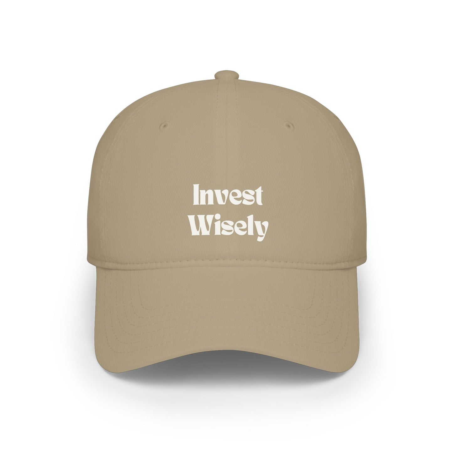 Invest Wisely Embroidered Baseball Cap Unisex Cap Finance Enthusiast Cap Fashion Financial Wisdom Cap Stylish Cap Investor Cap Business Man Cap Gen Z Cap Trending Cap Viral Cap