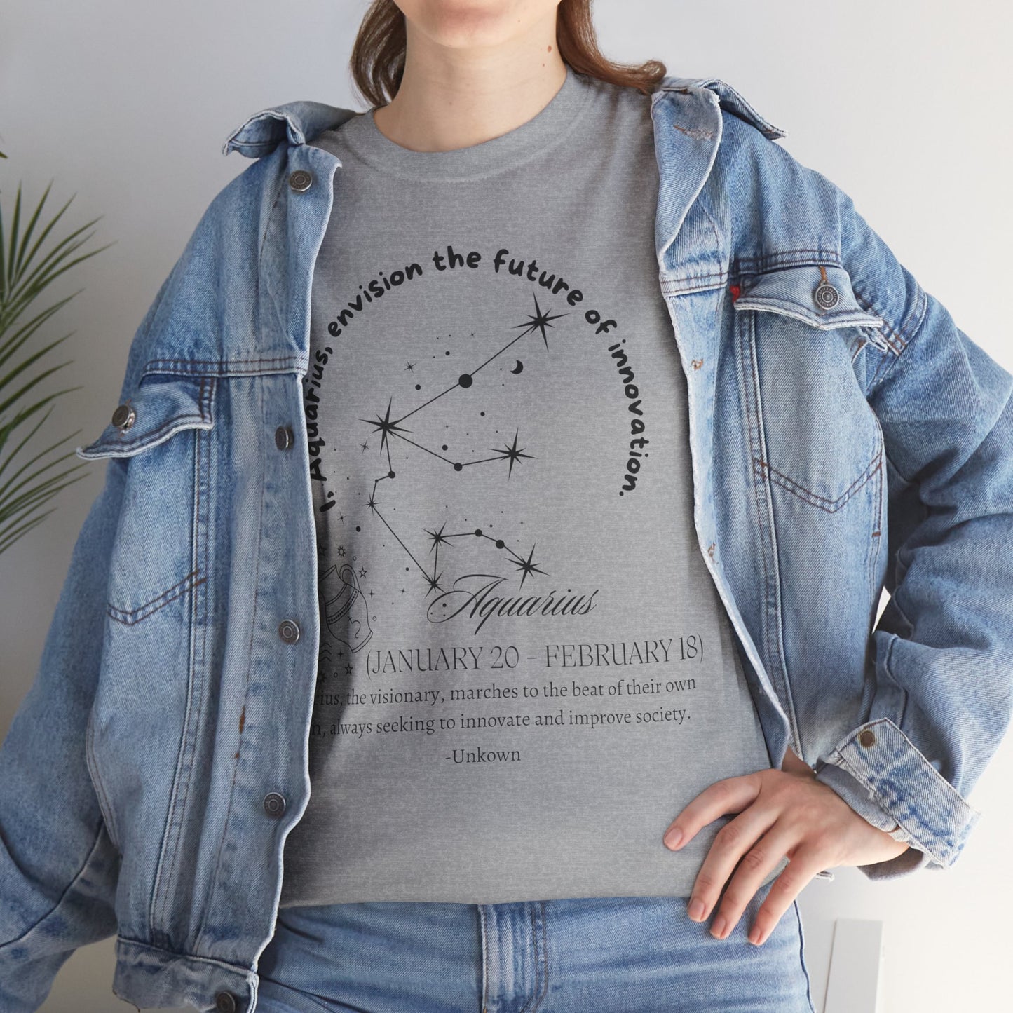 Aquarius Zodiac Sign Shirt Astrological Shirt Horoscope Shirt Aquarius Shirt Perfect Gift for Aquarius Shirt Perfect Shirt for Aquarius