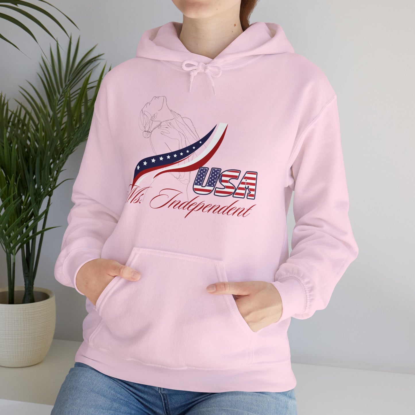 Ms Independent Hoodie Perfect For Independence Day Celebrate Strong Independent Women