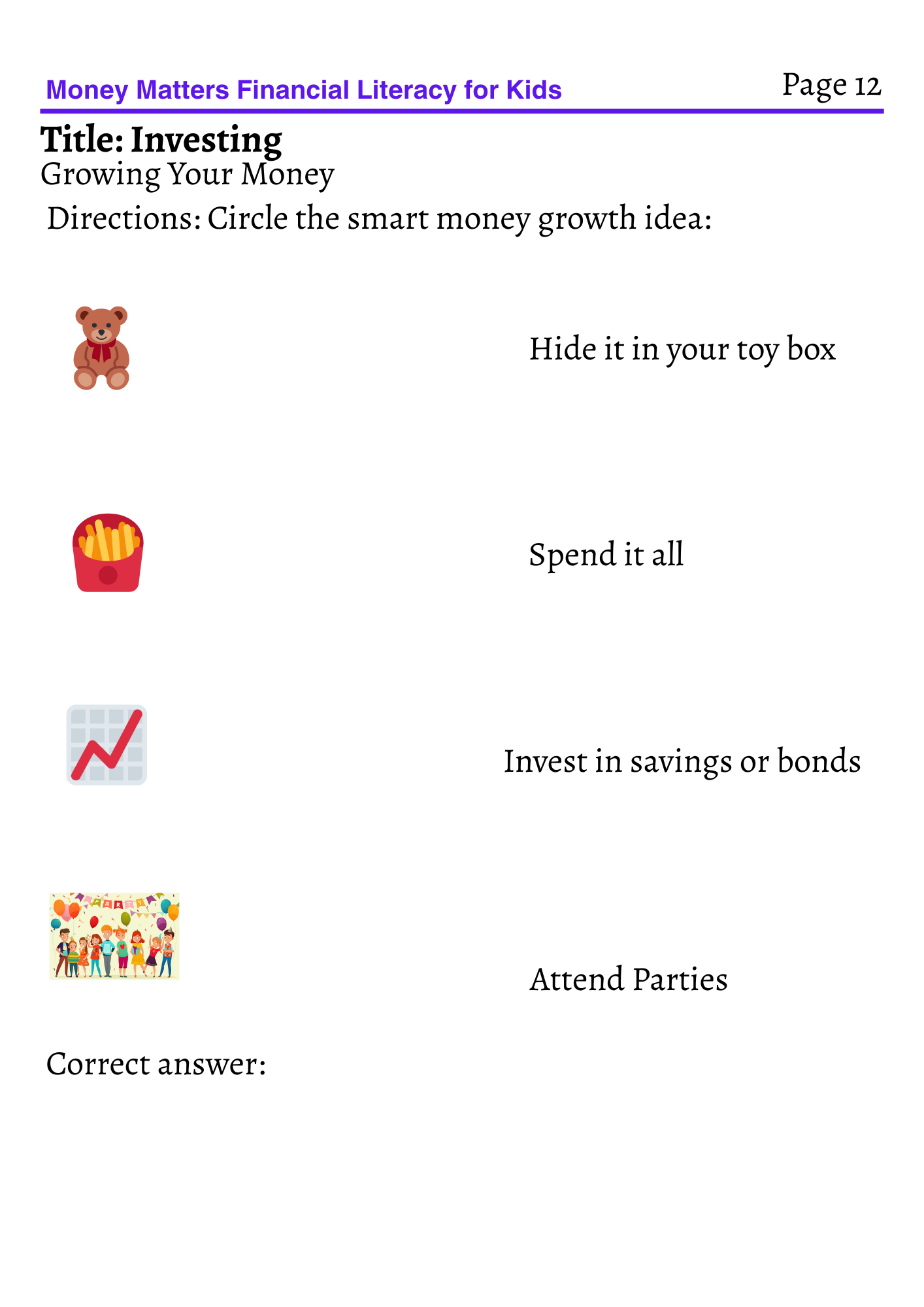 Wealth Explorers – Financial Literacy Worksheets Bundle | Teach Kids Money