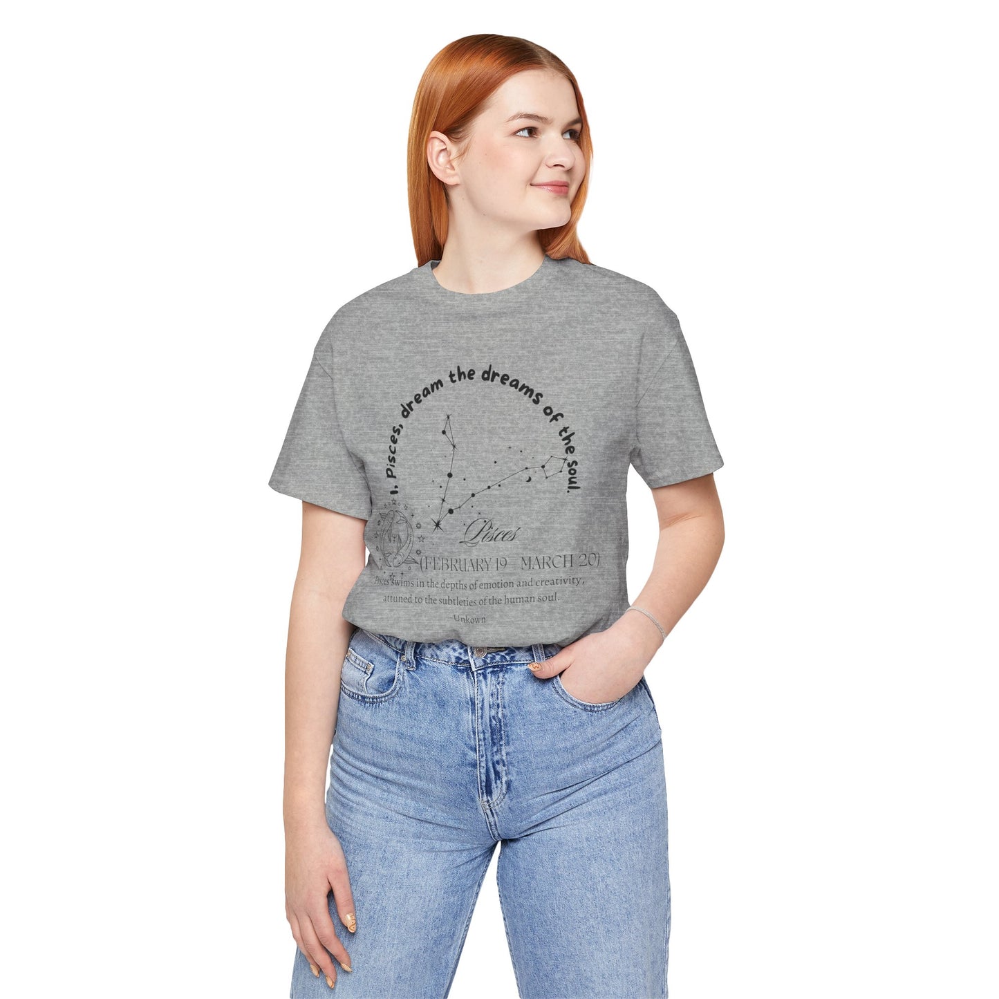 Pisces Zodiac T-shirt Pisces Shirt Astrological Shirt Horoscope Shirt Perfect Gift for Pisces Perfect Shirt for Pisces Unisex Shirt