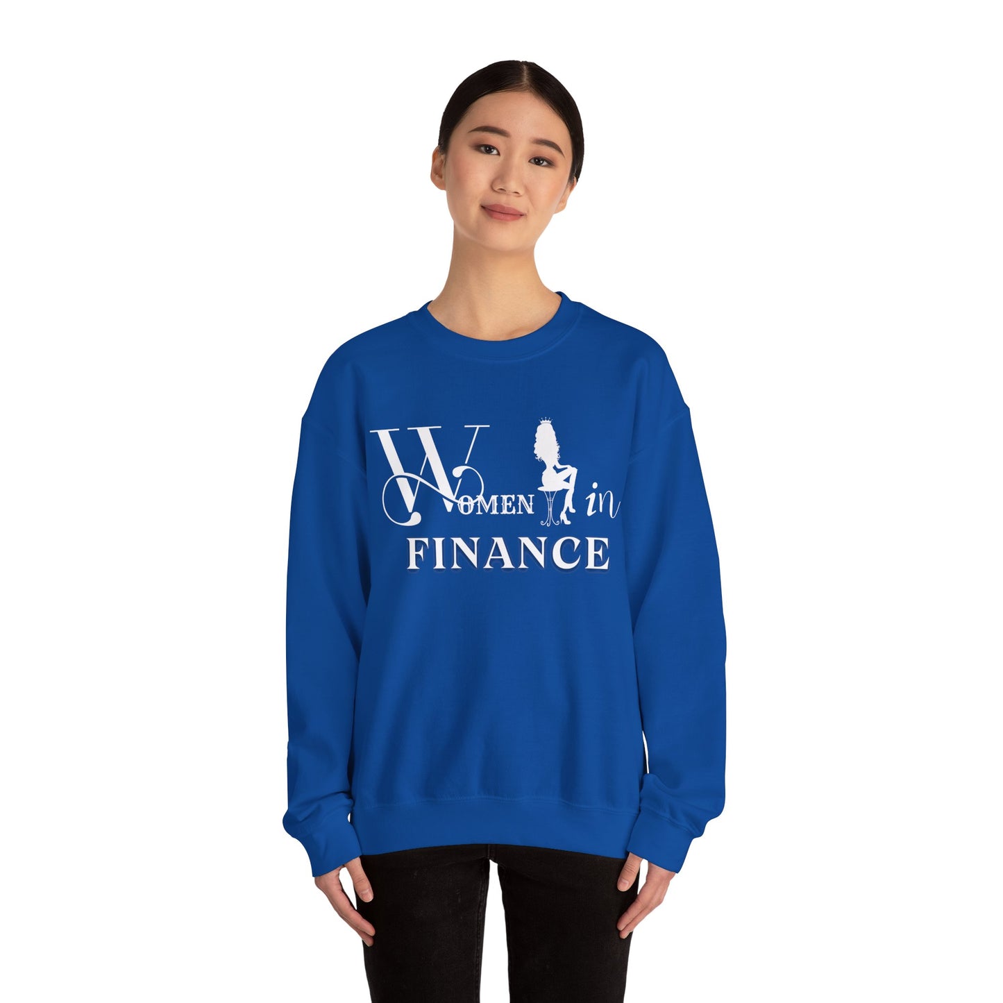 Women in Finance Sweatshirt Strong Independent Women Sweatshirt Perfect Gift Sweatshirt Positive Quote Sweatshirt Single Sweatshirt