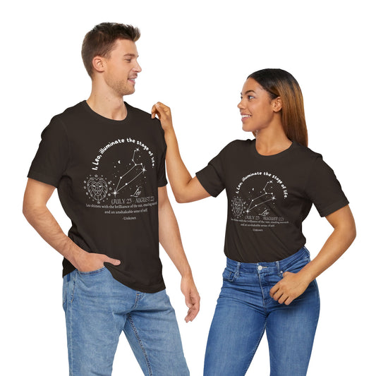 Leo Zodiac Shirt Horoscope Shirt Constellation Gift Shirt Unisex Leo Zodiac Shirt Perfect Zodiac Birth Shirt Astrology Shirt