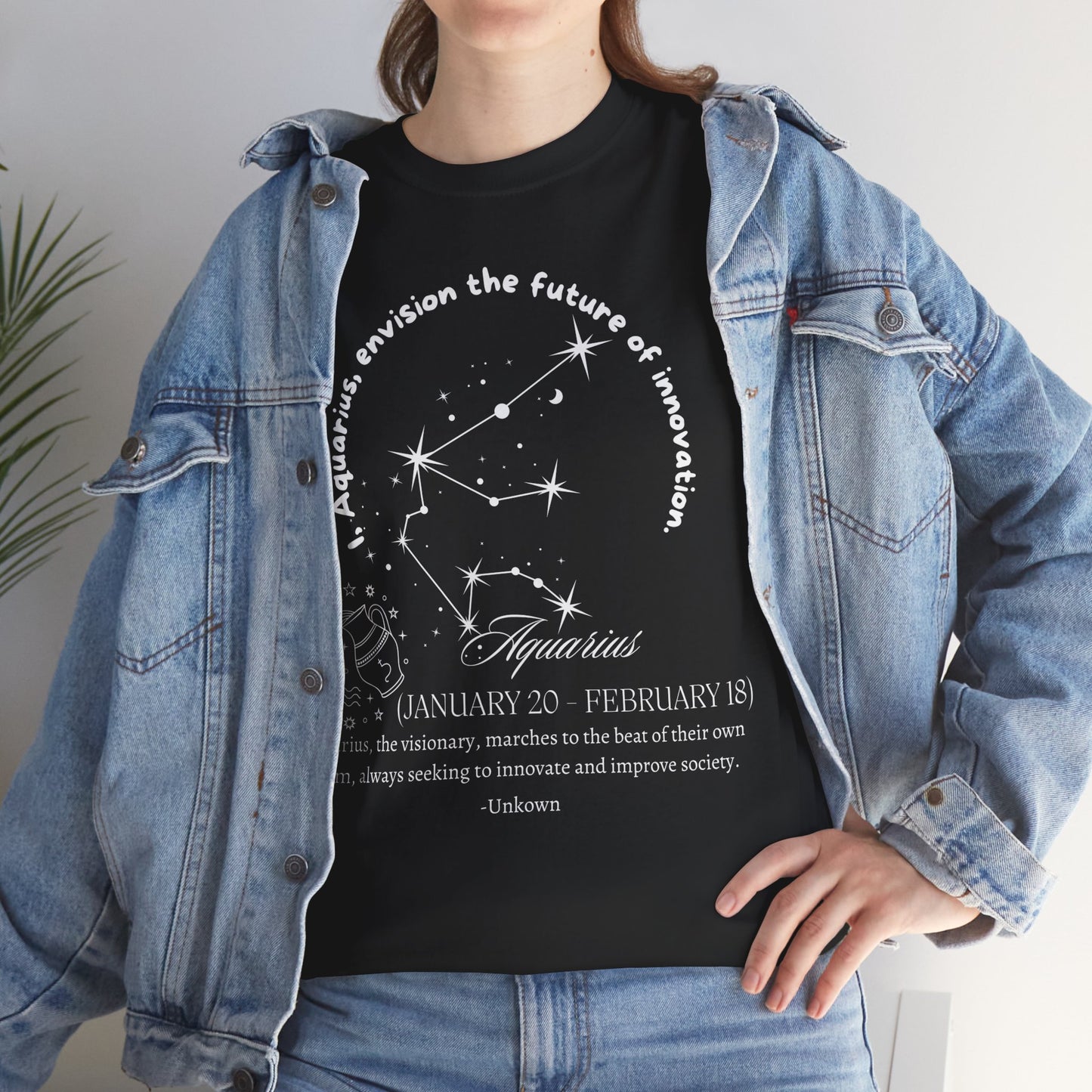 Aquarius Zodiac Sign Shirt Astrological Shirt Horoscope Shirt Aquarius Shirt Perfect Gift for Aquarius Shirt Perfect Shirt for Aquarius