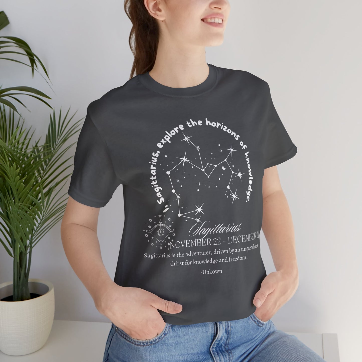 Sagittarius Zodiac Shirt Horoscope Shirt Constellation Gift Shirt Unisex Sagittarius Shirt Perfect Zodiac Birth Shirt Astrology Shirt