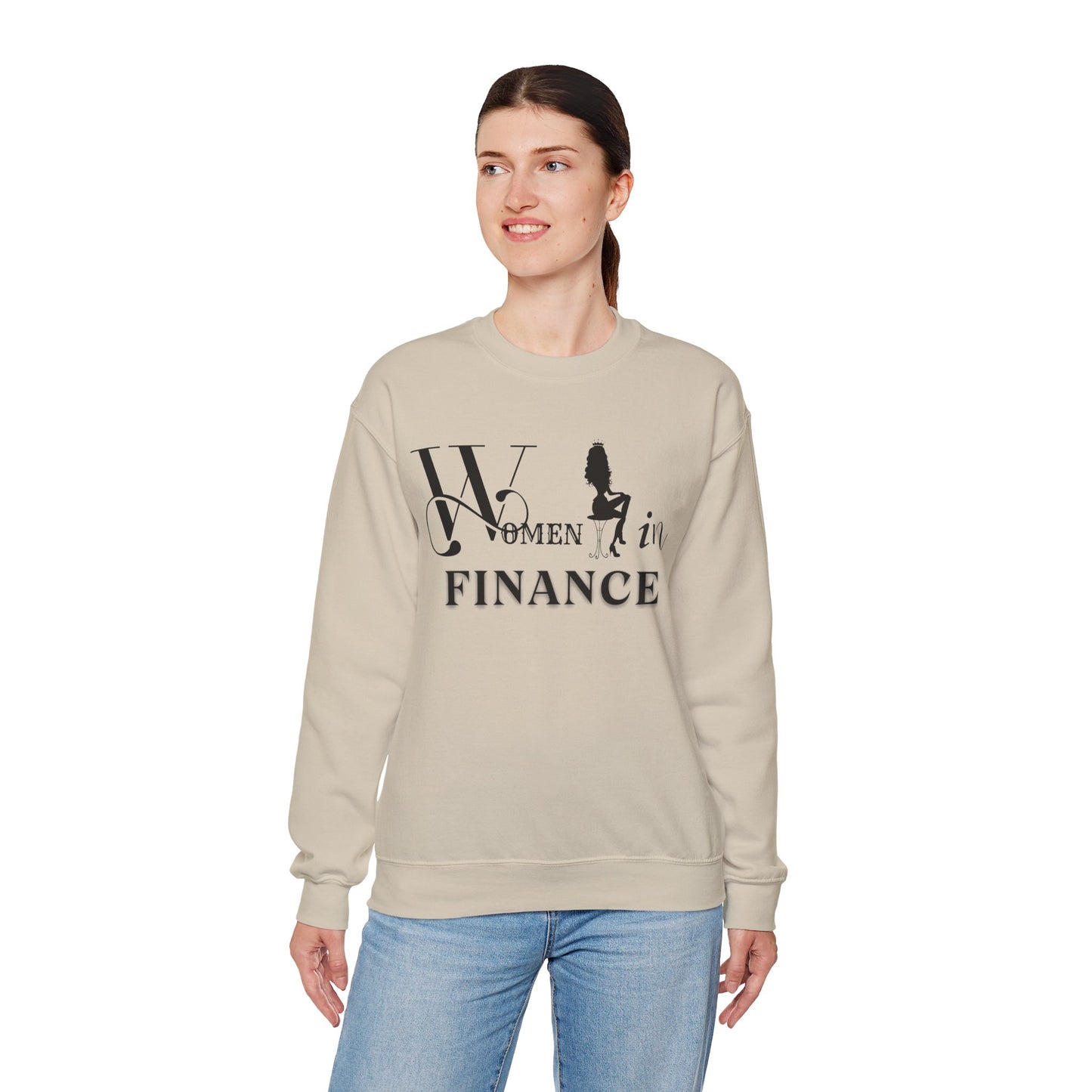 Women in Finance Sweatshirt Strong Independent Women Sweatshirt Perfect Gift Sweatshirt Positive Quote Sweatshirt Single Sweatshirt