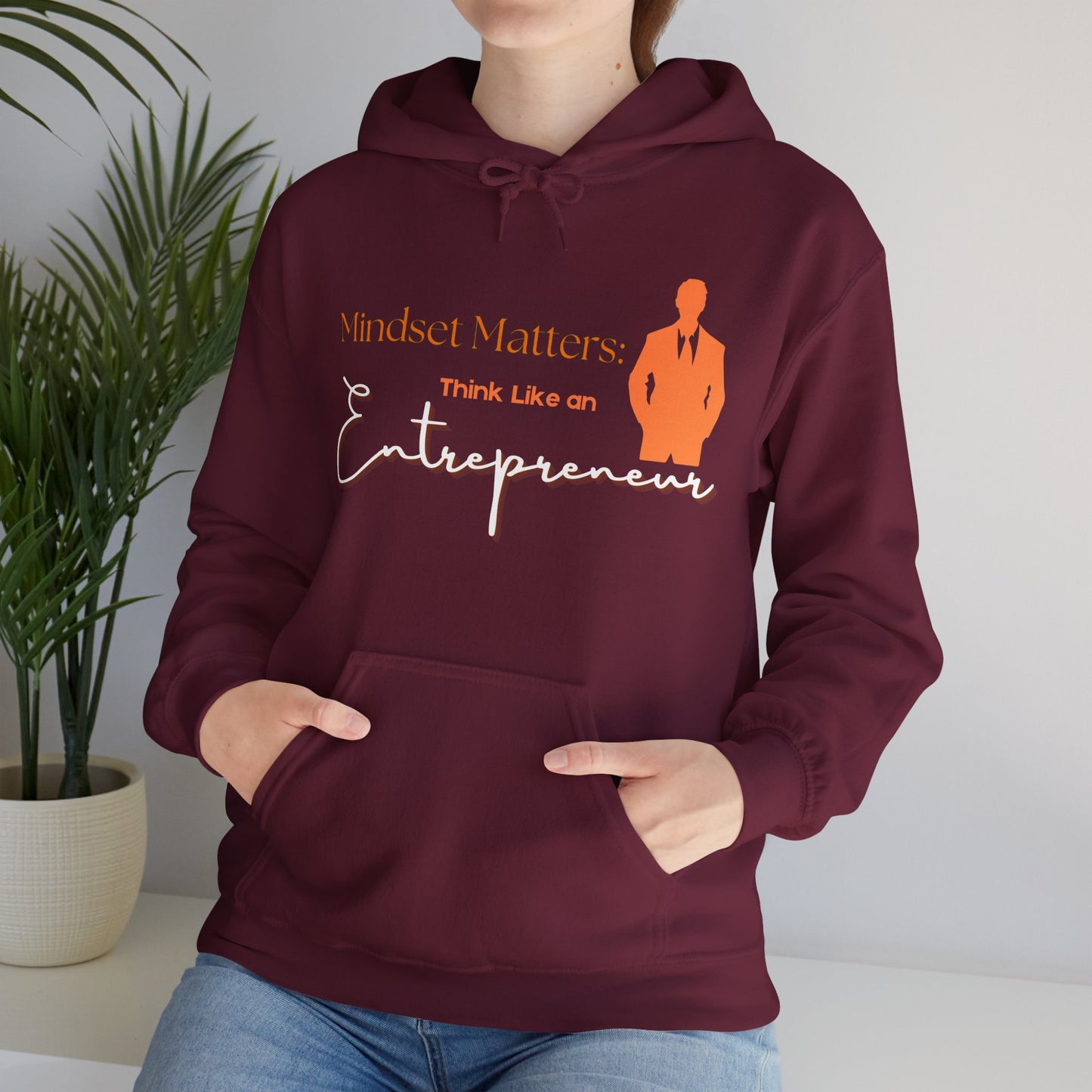 Mindset Matters Think like an Entrepreneur Hoodie Businessmen Hoodie Perfect Gift Hoodie Business Hoodie Perfect for Inspiring Young Entrepreneur Hoodie for Young Entrepreneur Hoodie for Team Building Perfect Gift for Boss