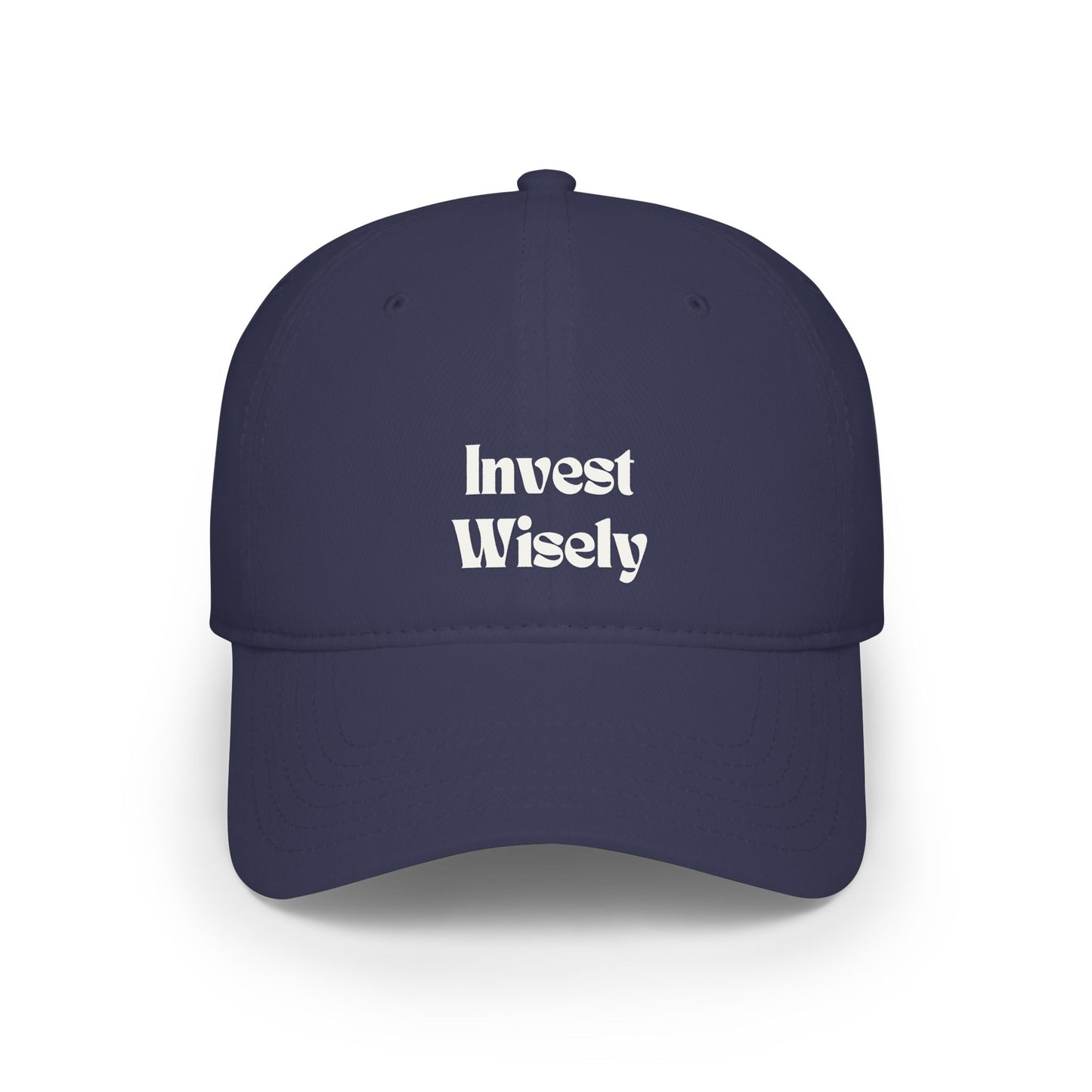 Invest Wisely Embroidered Baseball Cap Unisex Cap Finance Enthusiast Cap Fashion Financial Wisdom Cap Stylish Cap Investor Cap Business Man Cap Gen Z Cap Trending Cap Viral Cap