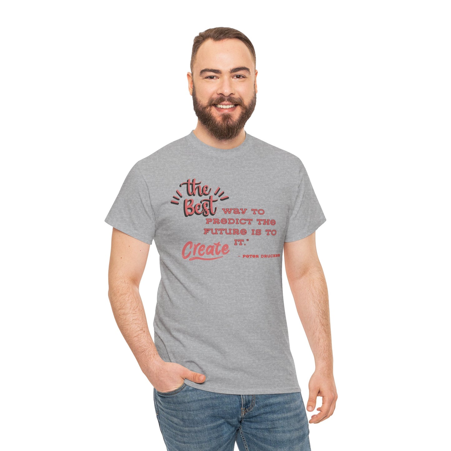 The Best Way To Predict the Future Is To Create It T-Shirt Positive Quote Shirt Self Reminder Shirt Inspirational Shirt Mental Health Shirt Self love shirt