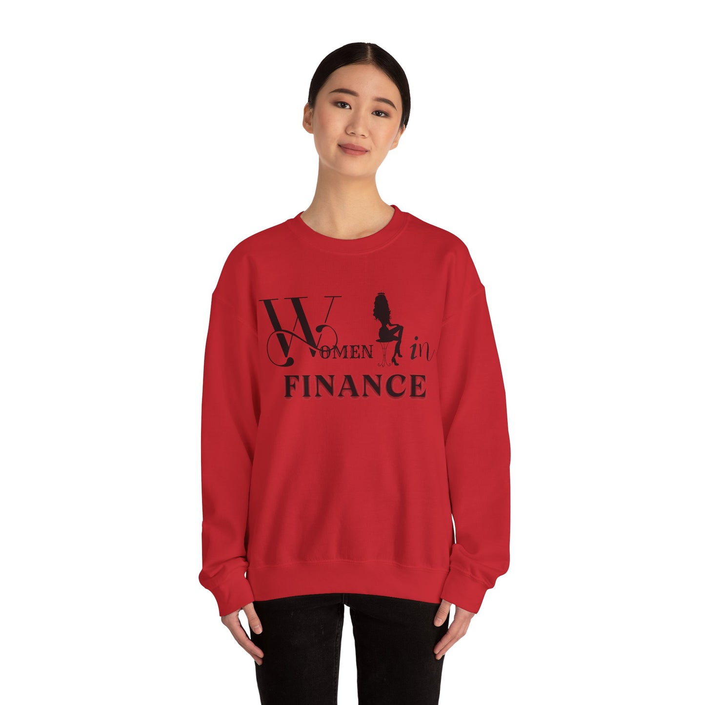 Women in Finance Sweatshirt Strong Independent Women Sweatshirt Perfect Gift Sweatshirt Positive Quote Sweatshirt Single Sweatshirt