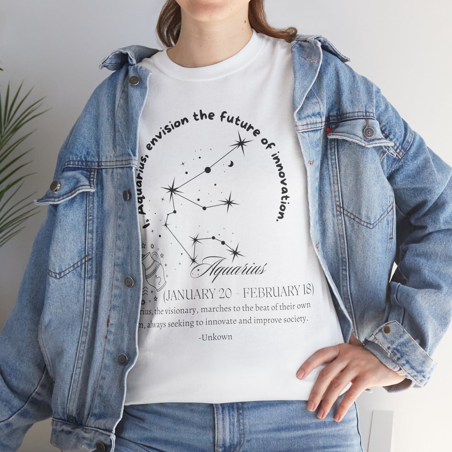 Aquarius Zodiac Sign Shirt Astrological Shirt Horoscope Shirt Aquarius Shirt Perfect Gift for Aquarius Shirt Perfect Shirt for Aquarius