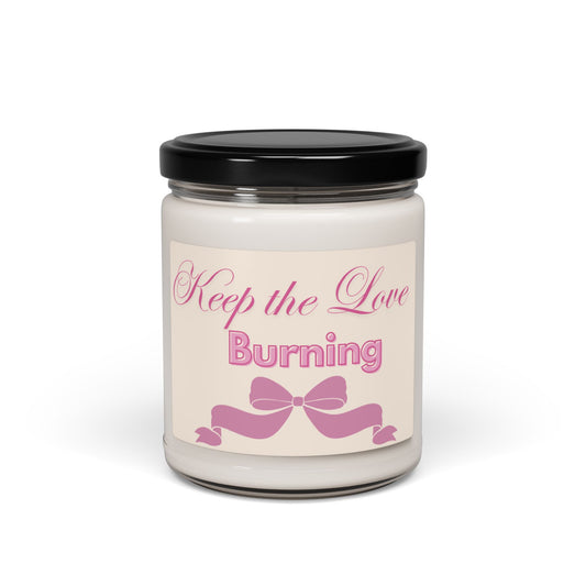 Keep the Love Burning Candle Perfect Give Candle Romantic Aesthetic Candle for living Room Candle for Bedroom Scented Candle Aromatci Candle