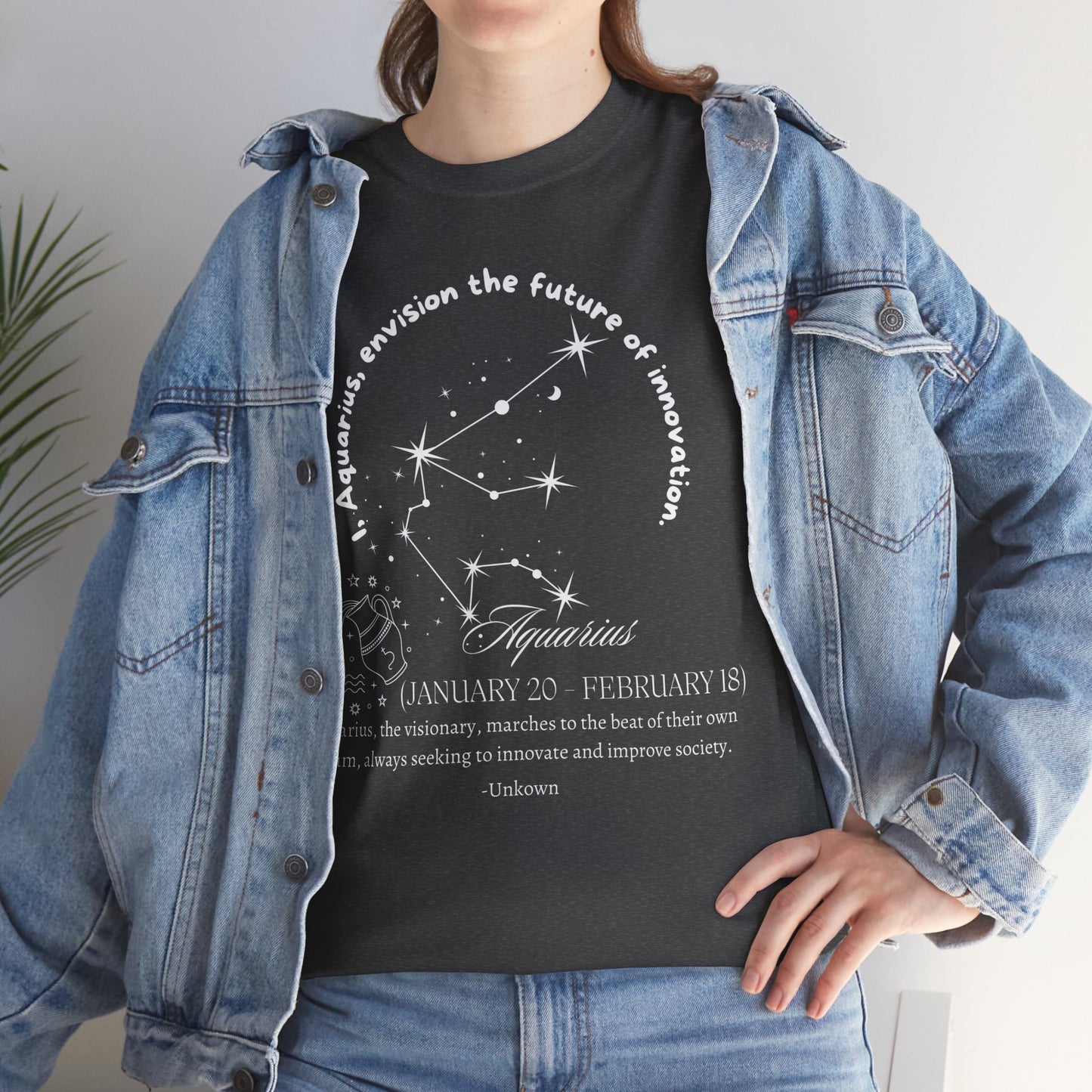 Aquarius Zodiac Sign Shirt Astrological Shirt Horoscope Shirt Aquarius Shirt Perfect Gift for Aquarius Shirt Perfect Shirt for Aquarius