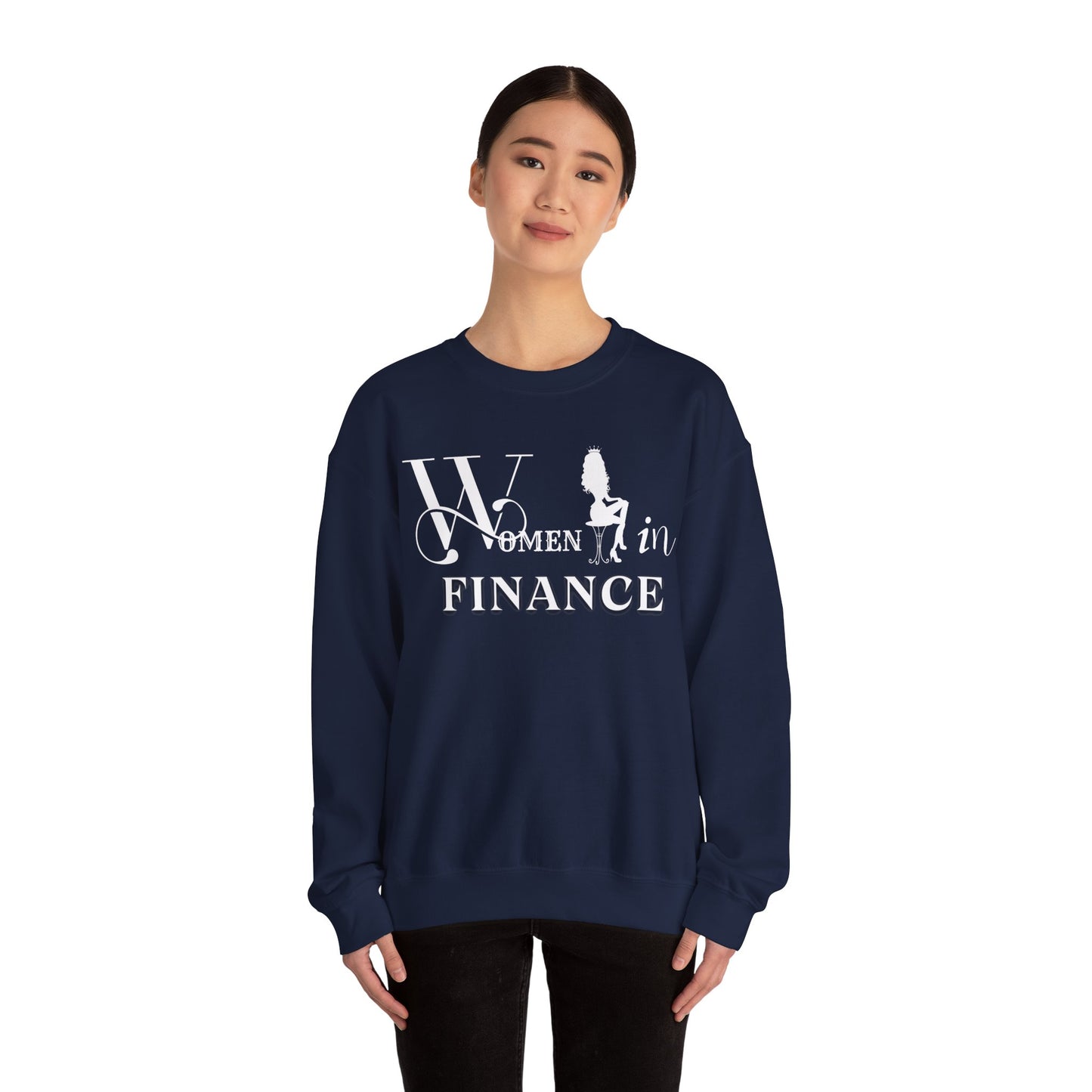 Women in Finance Sweatshirt Strong Independent Women Sweatshirt Perfect Gift Sweatshirt Positive Quote Sweatshirt Single Sweatshirt