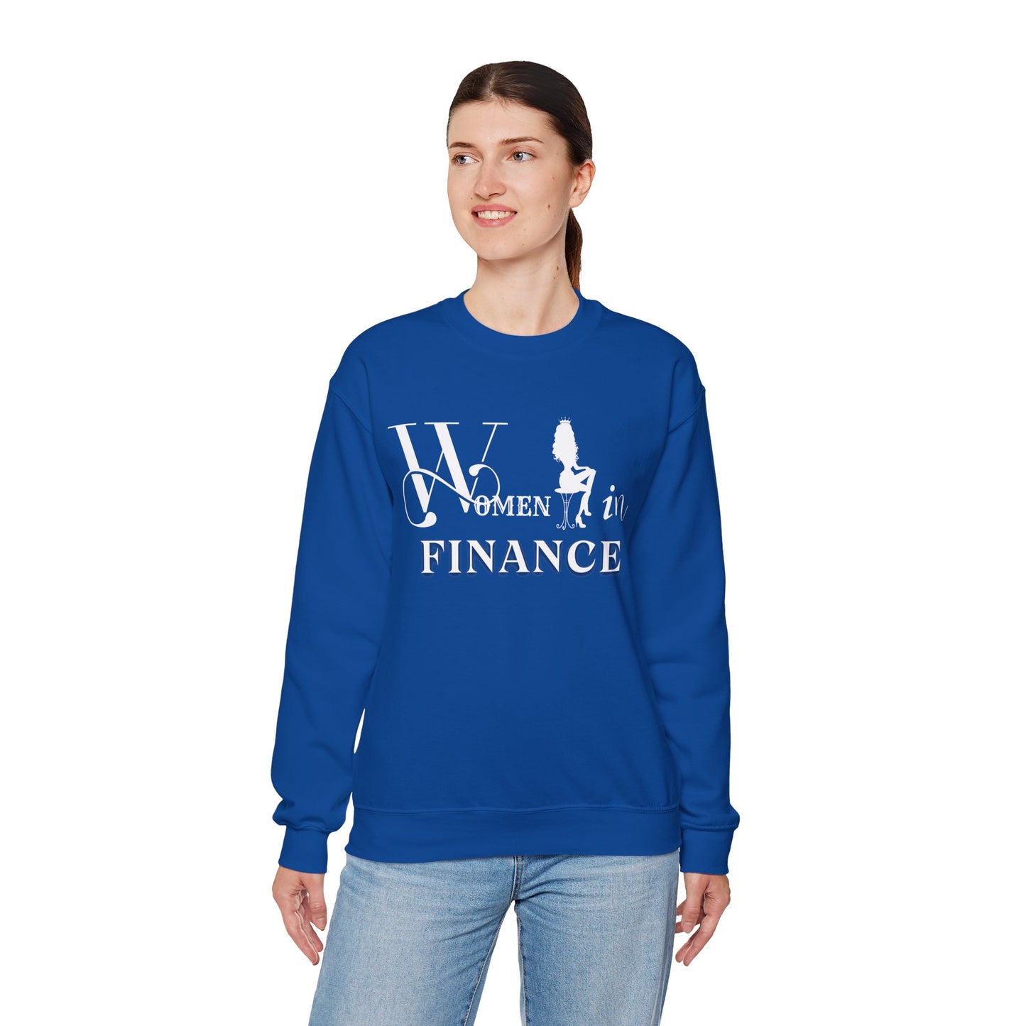 Women in Finance Sweatshirt Strong Independent Women Sweatshirt Perfect Gift Sweatshirt Positive Quote Sweatshirt Single Sweatshirt